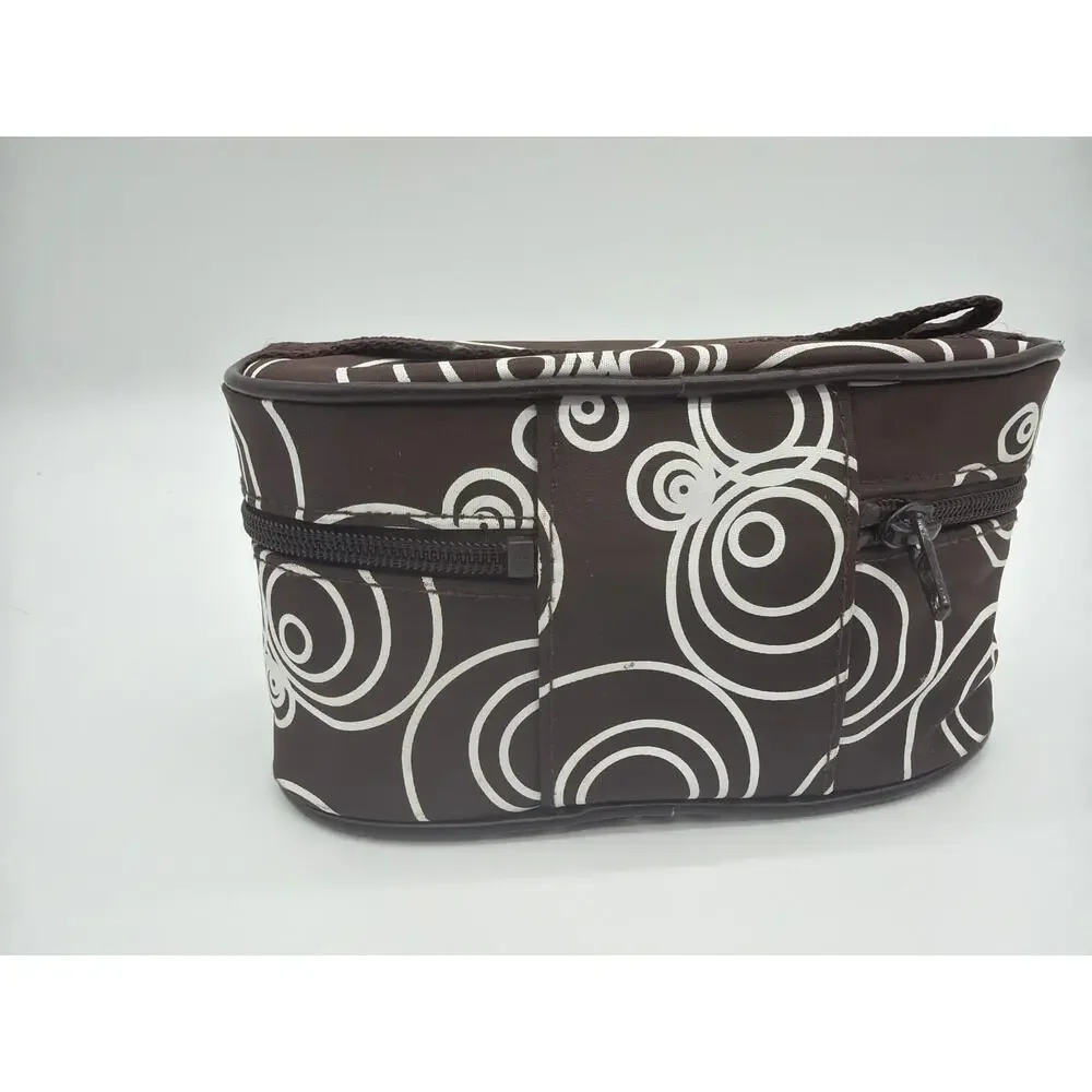 Amy Coe Brown and White Baby Supplies Bags Lunch Box Diaper Bag Bottle Bag 3 Set